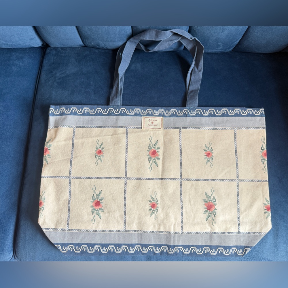 Sézane x Baziszt Canvas Tote